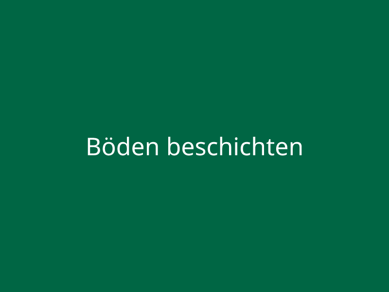 Böden beschichten
