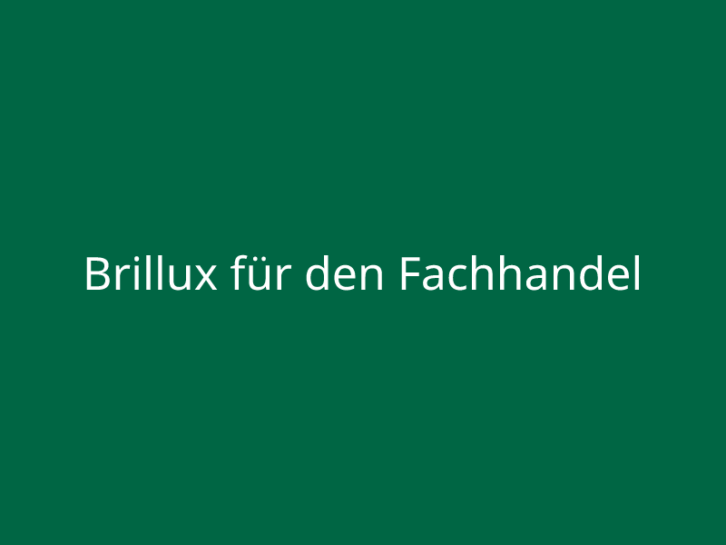 Brillux für den Fachhandel