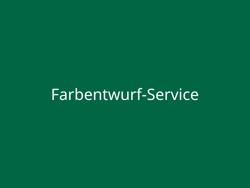 Farbentwurf-Service
