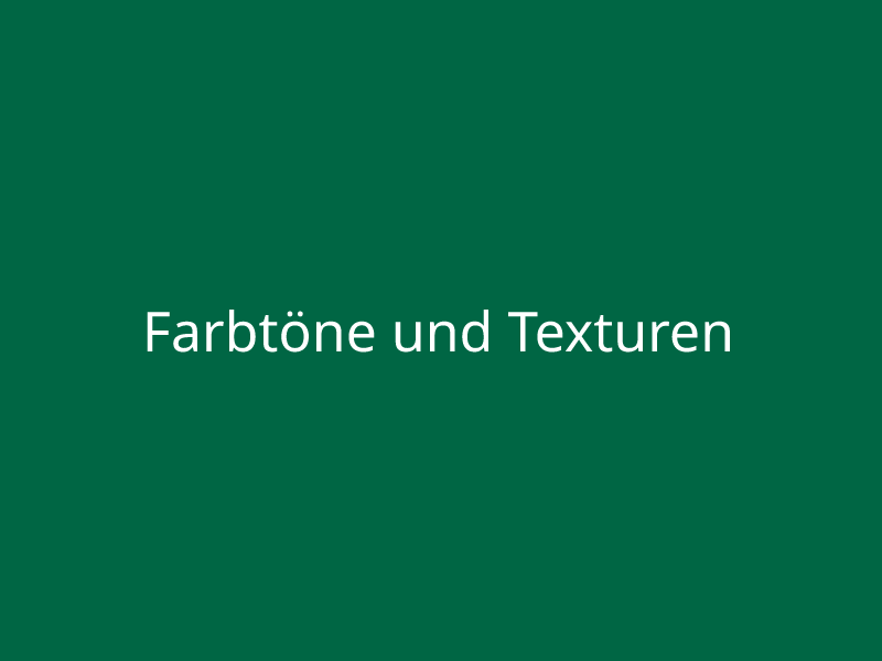 Farbtöne und Texturen