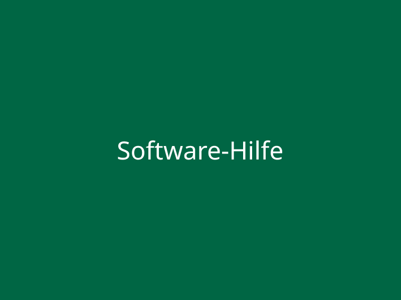 Software-Hilfe