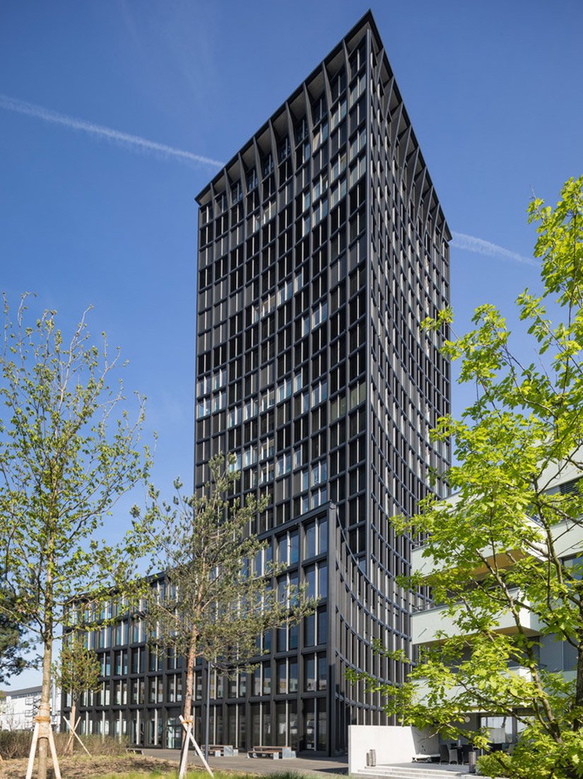Der CERES-Tower bietet 136 Wohnungen in ganz unterschiedlichen Grössen an.