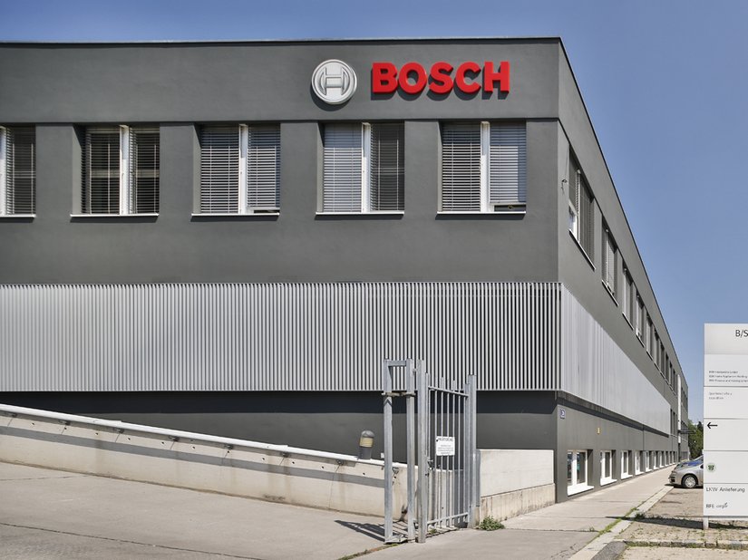 Die Farbauswahl für die Firma Bosch wurde bis ins Detail gründlich überlegt.