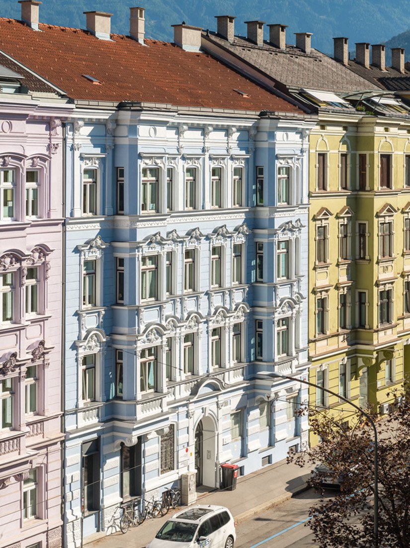 Das Gebäude in der Claudiastraße steht unter Denkmalschutz.