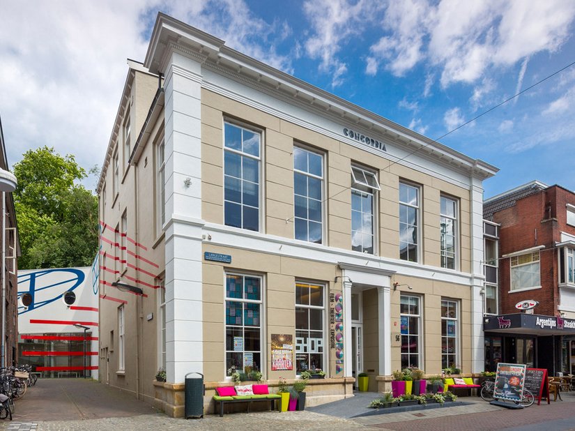 Das Concordia Film-Theater liegt mitten in der Einkaufsstrasse von Enschede.