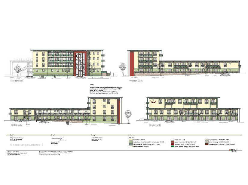 Farbentwurf aus dem Brillux Farbstudio Münster.