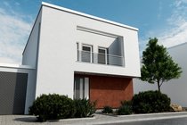 Moderne Putzgestaltung auf WDVS