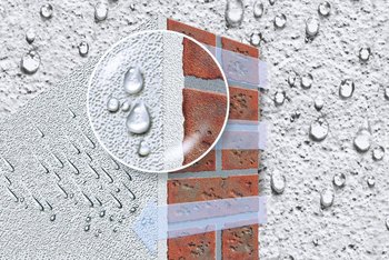 <p>Das Siliconsystem ist hoch wasserabweisend bei hoher Wasserdampfdiffusionsfähigkeit – und hält Fassaden trocken.</p>
