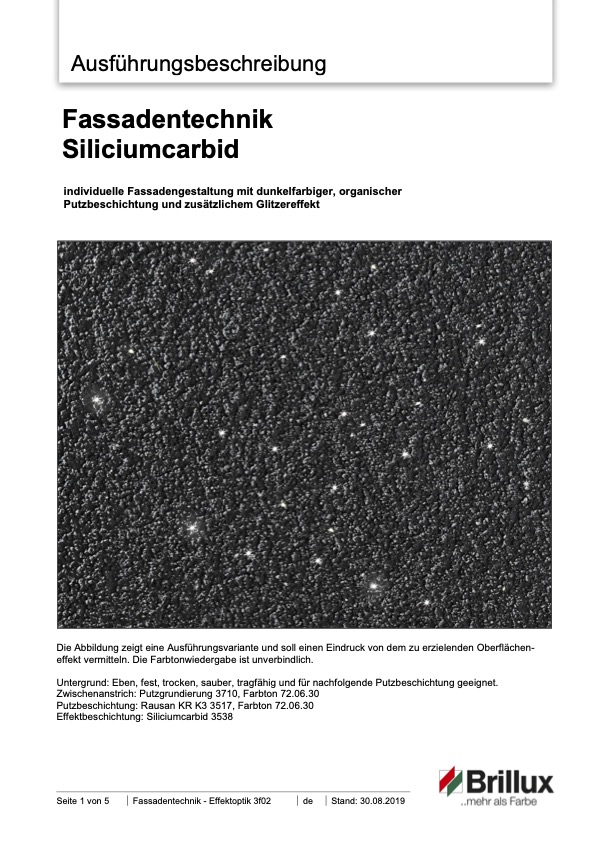 Fassadentechnik Siliciumcarbid