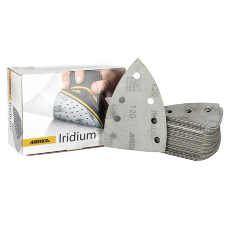 Schleifstreifen-Set Iridium, 100 x 152 x 152 mm, P60/P80/P100/P120, 1431