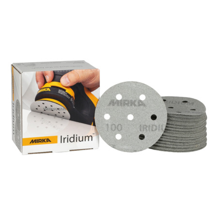 Schleifscheiben-Set Iridium, 125 mm Ø, P80/P100/P120/P180, 1439