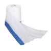 PE-HD Folie mit Klebeband Papier, blau